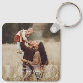 Sparkling Love gepersonaliseerde foto Sleutelhanger (Achterkant)