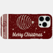 Sparkling Merry Christmas Ornament Case-Mate iPhone Case (Achterkant (horizontaal))