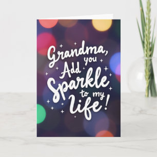 Sparkling Oma Liefde Kaart