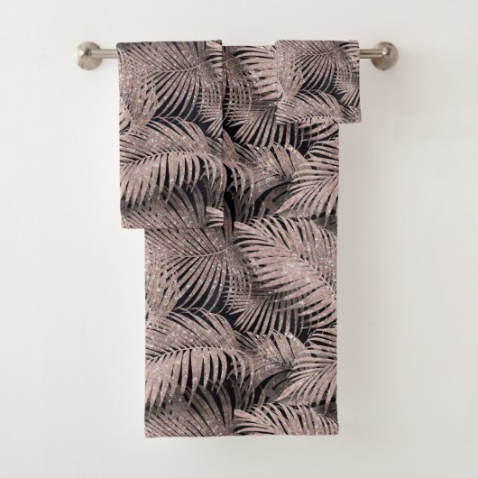 Sparkling Palm Leaves Pattern (En situation)