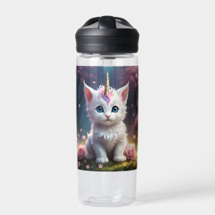 "Sparkling Paws: Het Betoverende Eenhoorn Kitten" Waterfles