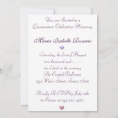 Sparkling Rood met Kroonluchter en Sterren Quincea Kaart (Achterkant)