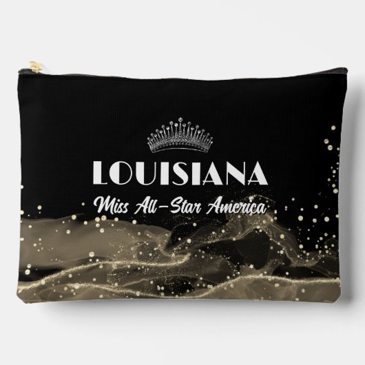 Sparkling Sand Custom Pageant Accessory Bag Etui (Voorkant)