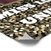 Sparkling Sand Customized Pageant Door Banner Poster (Hoek)