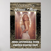 Sparkling Sand Customized Pageant Door Banner Poster (Voorkant)