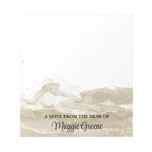 Sparkling Sand Pageant Stationery Small Notepad Notitieblok (Voorkant)