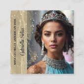 Sparkling Sand Photo Visitekaartje (Voorkant)