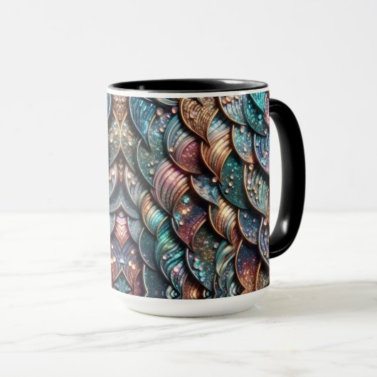 Sparkling Scales Mok (Voorkant rechts)