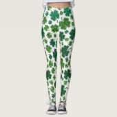 Sparkling Shamrock Delight Leggings (Voorkant)