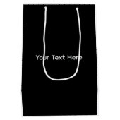 Sparkling Silver Cat Medium Cadeauzakje (Achterkant)