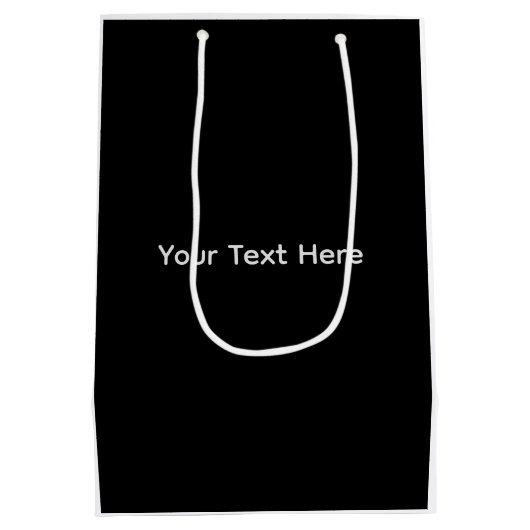 Sparkling Silver Cat Medium Cadeauzakje (Achterkant)