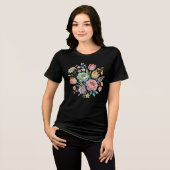 Sparkling Spring Bouquet Tri-Blend Shirt (Voorkant volledig)