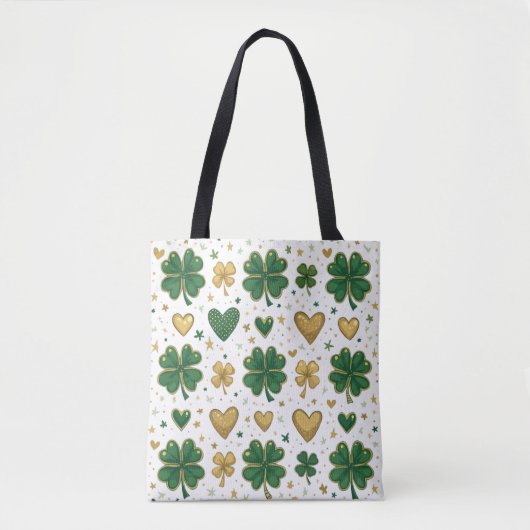 Sparkling St. Patrick's Pattern Design Draagtas (Voorkant)
