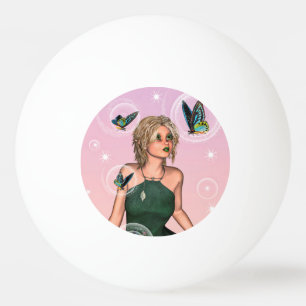 Sparkling Vlinderfee Fantasie Kunst Pingpongballen