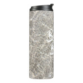 Sparkling water strand strand strand zwerver zomer thermosbeker (Gedraaid links)