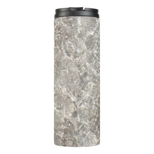 Sparkling water strand strand strand zwerver zomer thermosbeker (Achterkant)