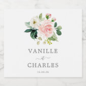 Sparkling Wine Mariage-labels op maat Sparkling Wijnetiket (Enkel label)