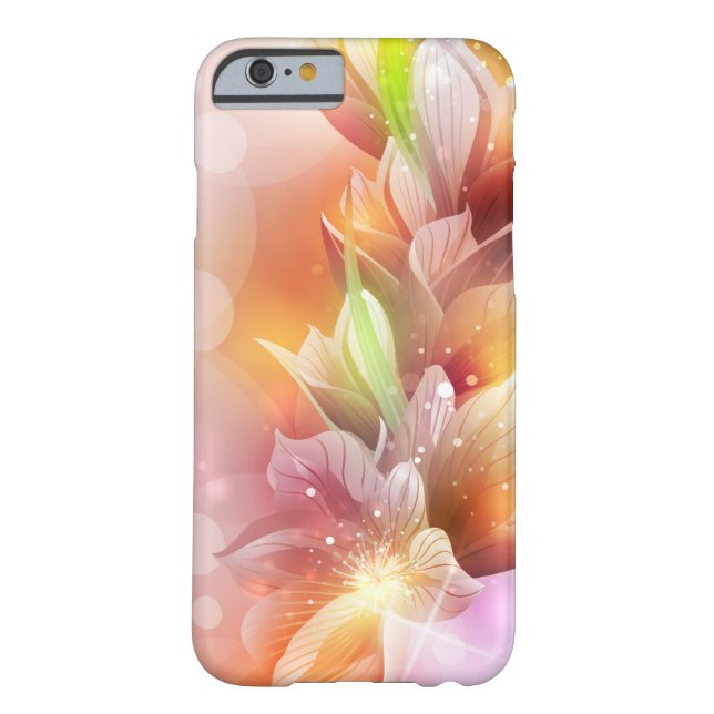 Sparkly Abstract Floral Case-Mate iPhone Case (Achterkant)