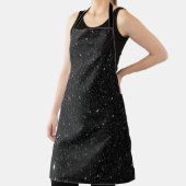 Sparkly black Glitter Shiny Schort (Insitu)