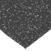 Sparkly Black & Silver Glitter Korte Tafelloper (Hoek)