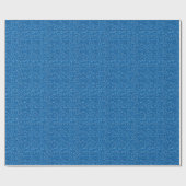 Sparkly Blue Glitter Cadeaupapier (Vlak)