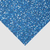 Sparkly Blue Glitter Tissuepapier (Detail)