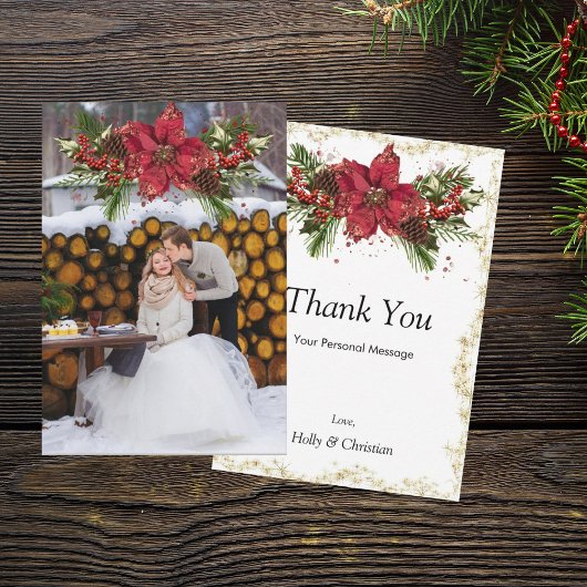 Sparkly Christmas bedankjes Bedankkaart