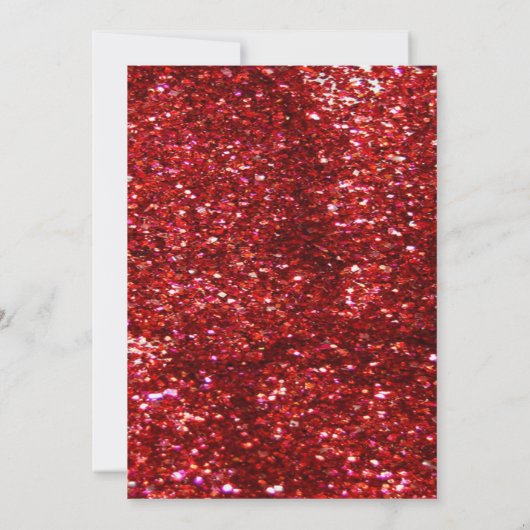 Sparkly Christmas Enregistrer la date Cartes de ma (Dos)