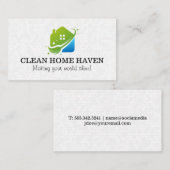 Sparkly Clean Home | Hexagonale Tegel achtergrond Visitekaartje (Voorkant / Achterkant)