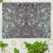 Sparkly Colorful Silver v4 - Mandala Theedoek (Gevouwen)