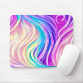 Sparkly Colorful Swirly Pattern Muismat (Met muis)