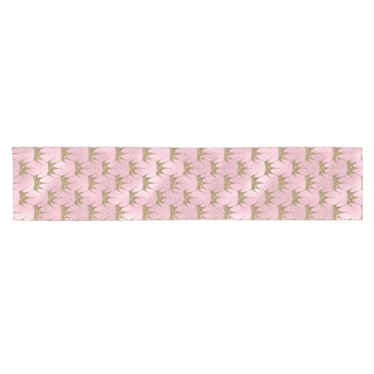 Sparkly Crown Korte Tafelloper (Horizontaal)