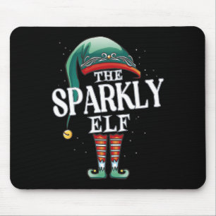 Sparkly Elf Kerstgroep Xmas Pajama Party Muismat