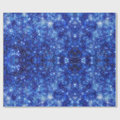 Sparkly en Sterrennacht Sky Cadeaupapier (Vlak)