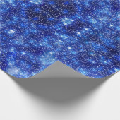 Sparkly en Sterrennacht Sky Cadeaupapier (Hoek)