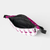 Sparkly flamingo heet roze faux sparkles heuptasje (Open)