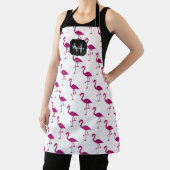 Sparkly flamingo Pink sparkles patroon Monogram Schort (Insitu)