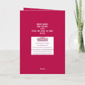 Sparkly flirty greeting card bedankkaart (Achterkant)