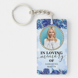 Sparkly Flowery Celebration of life Gift Sleutelha Sleutelhanger