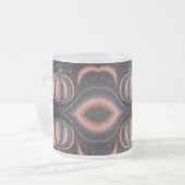 Sparkly Frosted Glass Halloween Mok (Voorkant links)