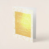 Sparkly Gold Confetti Folie Kaarten (Voorkant)