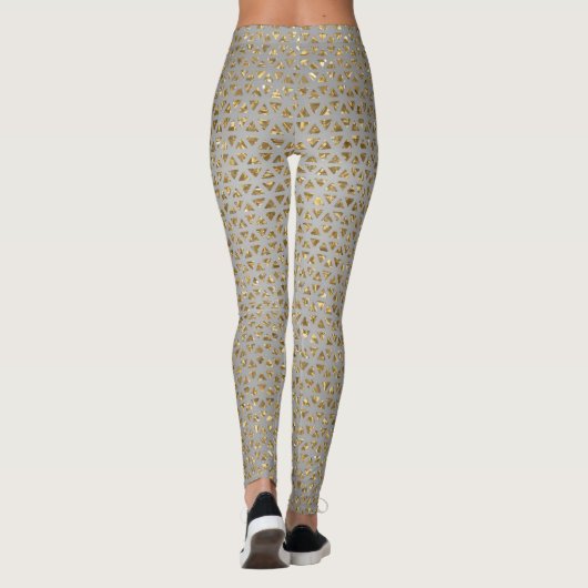 Sparkly Gold Leggings (Achterkant)