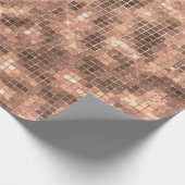 Sparkly Gold Luxury Sparkle Girly Sequins Party Cadeaupapier (Hoek)