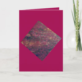 Sparkly gouden en roze wenskaart bedankkaart