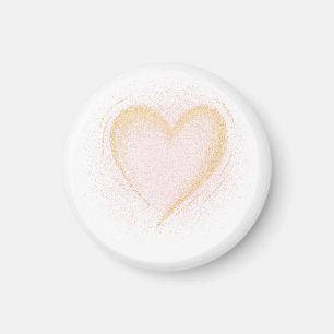 Sparkly Heart Magnet Magneet