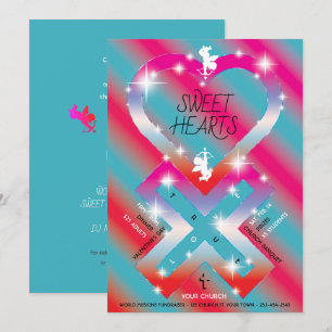 Sparkly Heart X Sweet Hearts Kaart