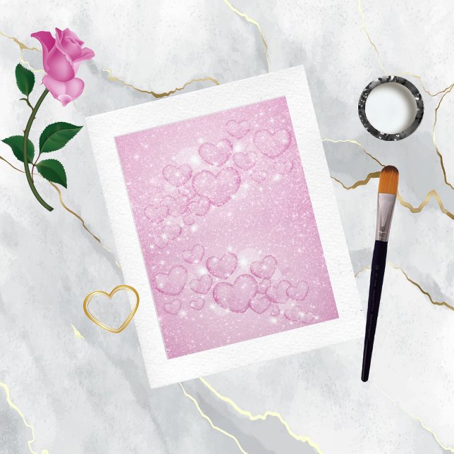 Sparkly Hearts Scrapbook Paper (Creator heeft geüpload)