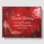 Sparkly Heels, Muziek, Disco Ball Party Gastenboek (Voorkant)