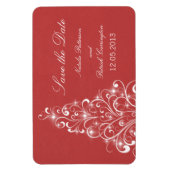 Sparkly Holiday Boom sparen de Magnet van de Datum Magneet (Verticaal)