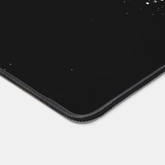 Sparkly Holographic Roos Gold Glitter Monogram Bureaumat (Hoek)